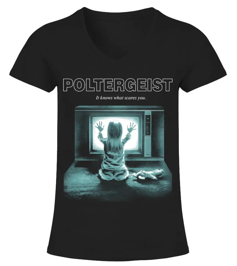 012. Poltergeist BK Camiseta cuello pico Mujer