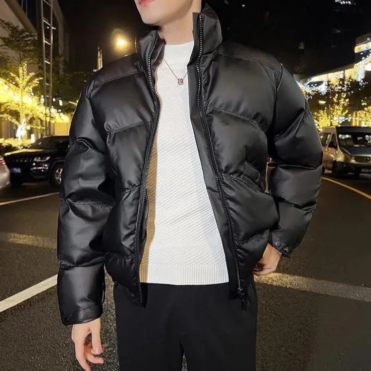 Abrigo Acolchado De Algodón Para Hombre