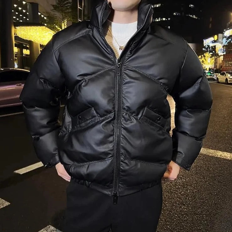 Abrigo Acolchado De Algodón Para Hombre
