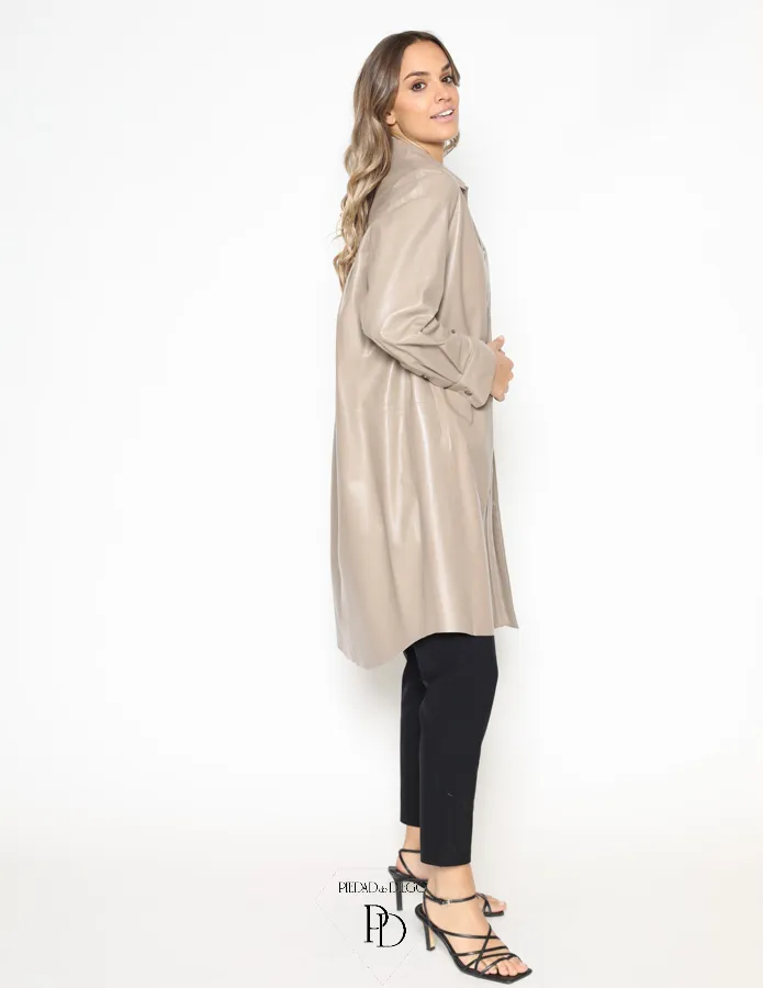 Abrigo de piel mujer – Abrigo de napa mujer – Awanta