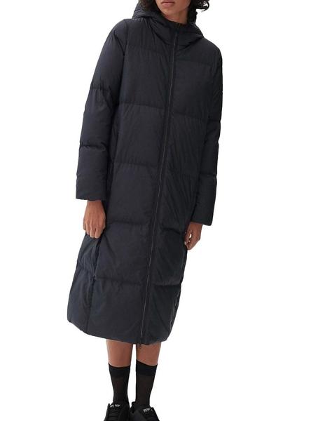 abrigo ecoalf madison azul marino mujer