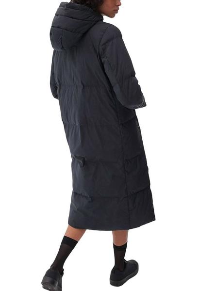 abrigo ecoalf madison azul marino mujer