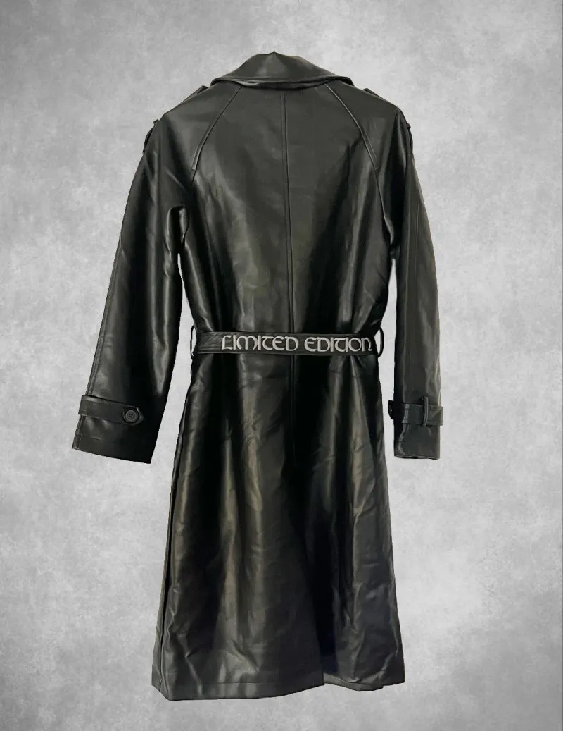 Abrigo Ecopiel de mujer GERMAN negro