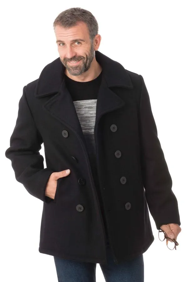Abrigo Hombre Schott Caban 740 Marine