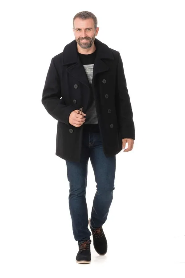 Abrigo Hombre Schott Caban 740 Marine