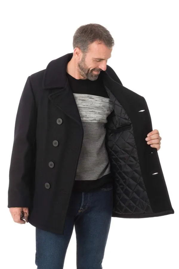 Abrigo Hombre Schott Caban 740 Marine