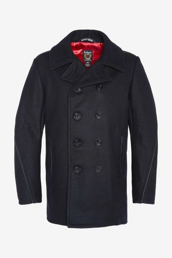 Abrigo Hombre Schott Caban 740C Navy