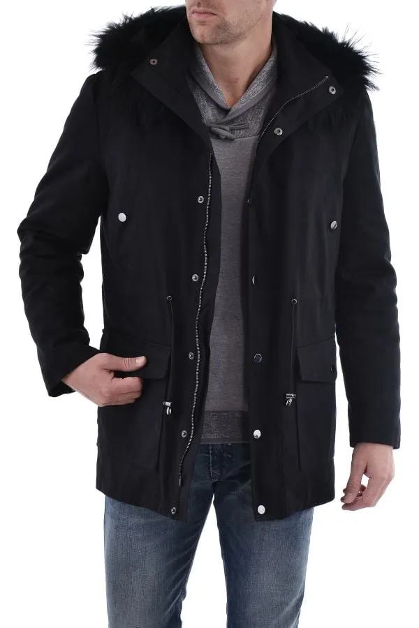 Abrigo Hombre Serge Pariente Dandy Black