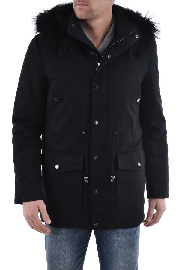 Abrigo Hombre Serge Pariente Dandy Black