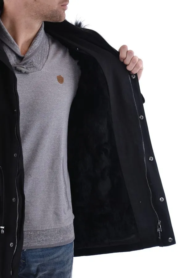 Abrigo Hombre Serge Pariente Dandy Black