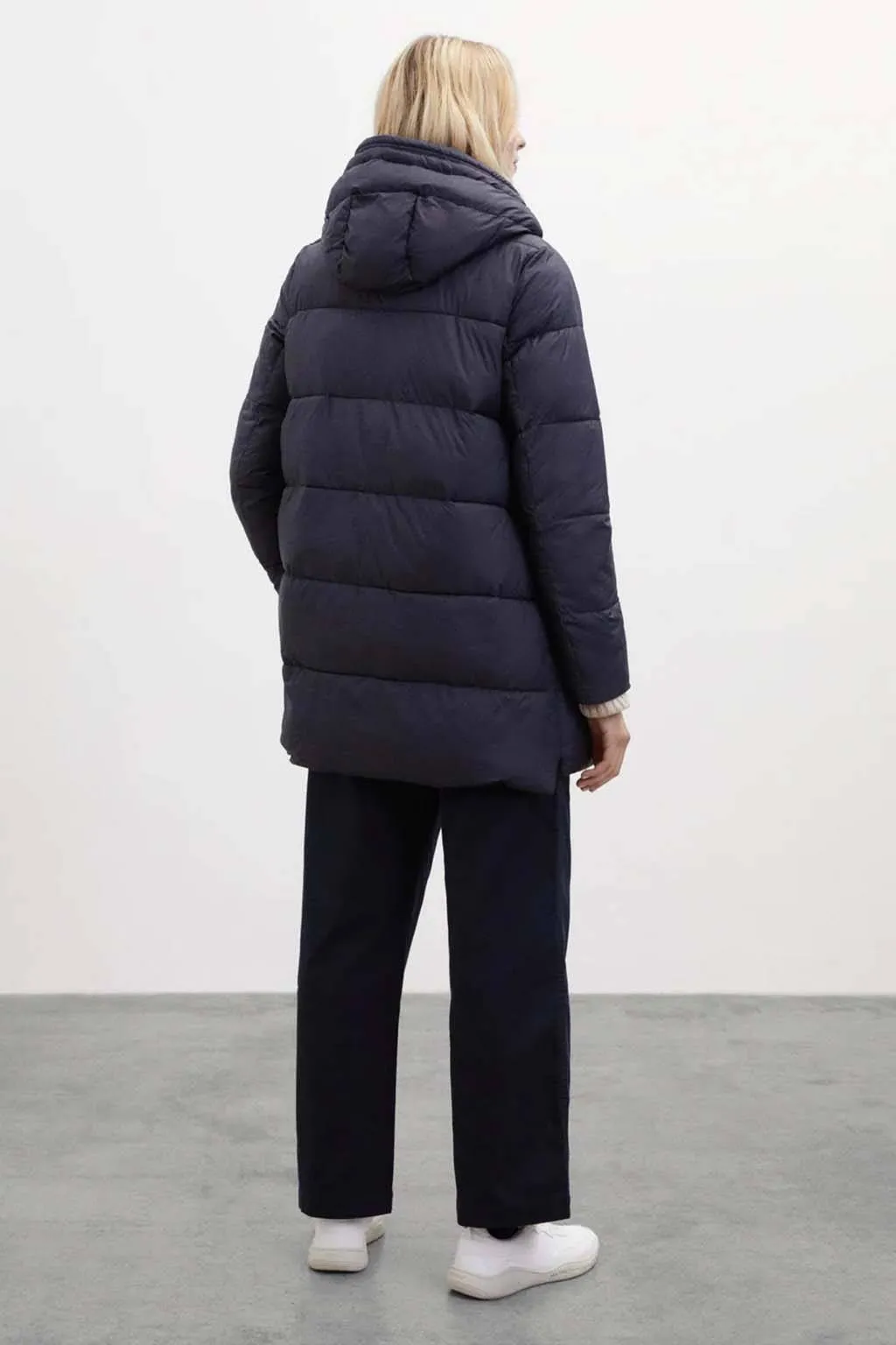 abrigo mujer Ecoalf marangu 161 Deepnavy
