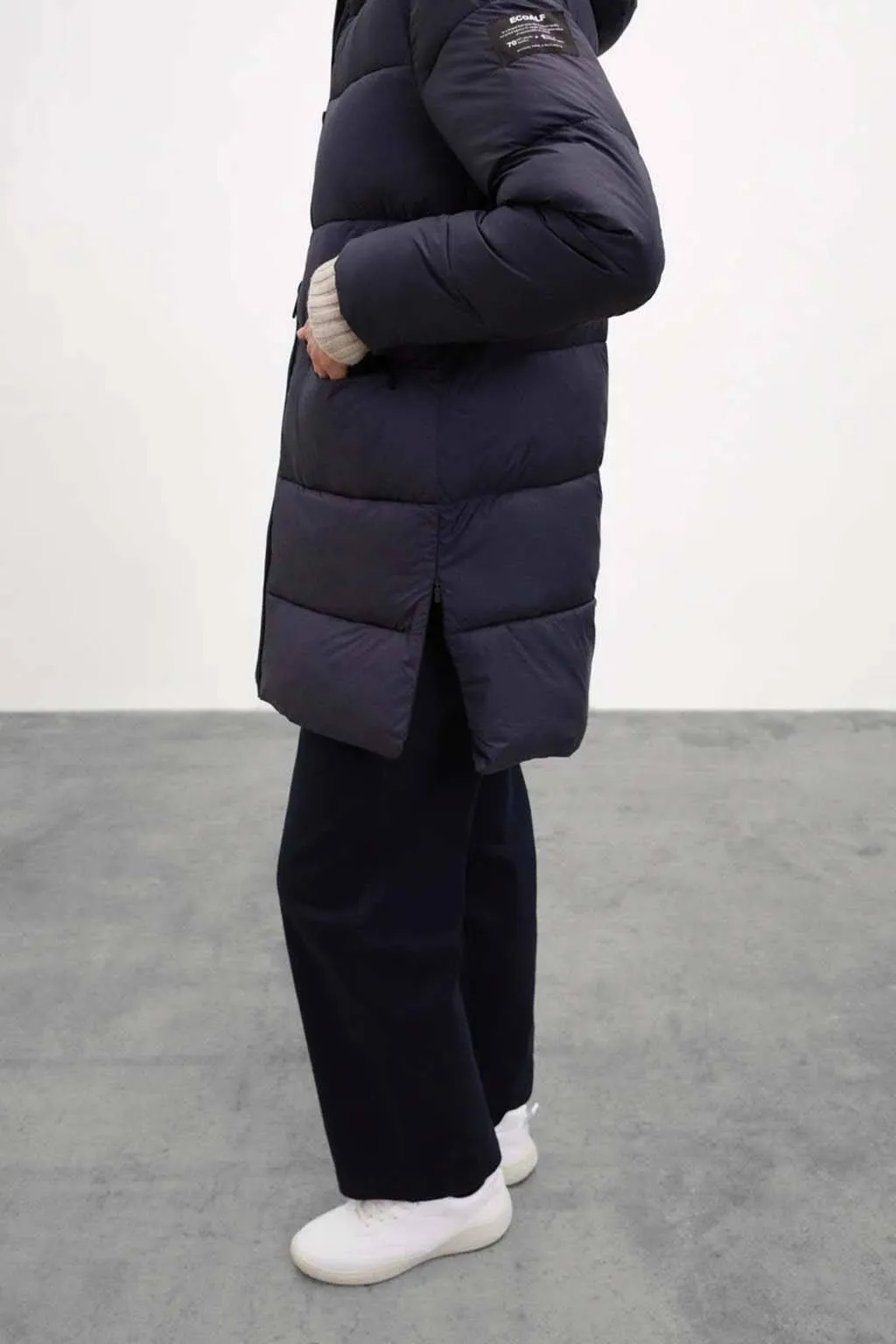 abrigo mujer Ecoalf marangu 161 Deepnavy