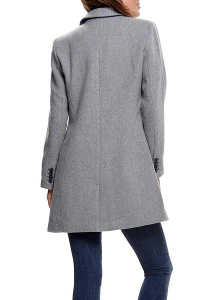 abrigo only carmelita gris mujer