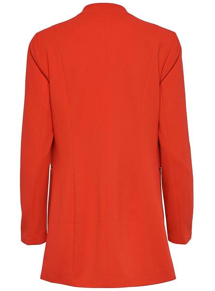 abrigo only carolina rojo mujer