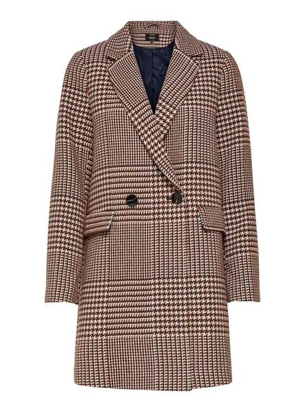 abrigo only serena camel mujer