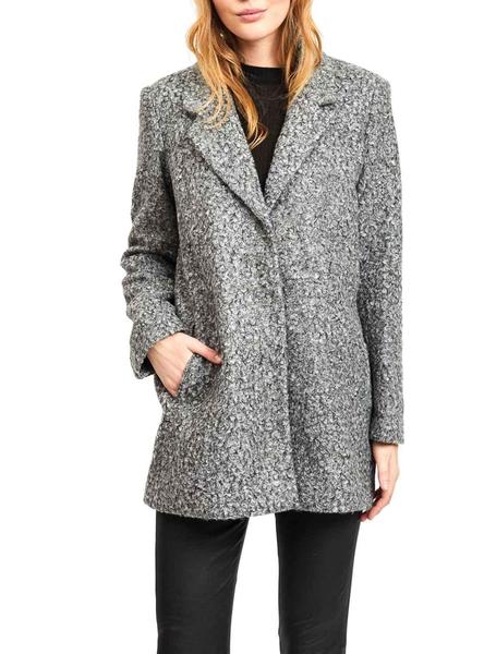 abrigo vila jessi gris mujer