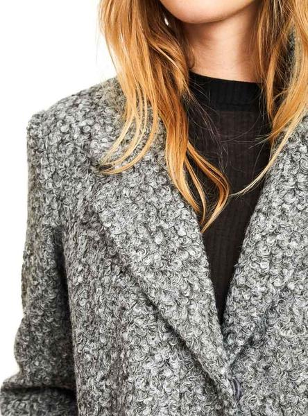 abrigo vila jessi gris mujer