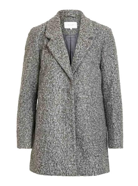 abrigo vila jessi gris mujer