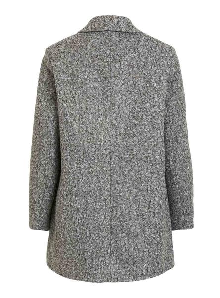 abrigo vila jessi gris mujer