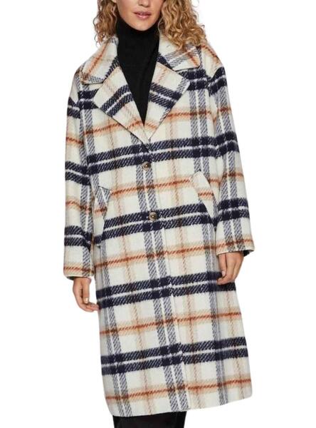 Abrigo Vila Monta Blanco Para Mujer