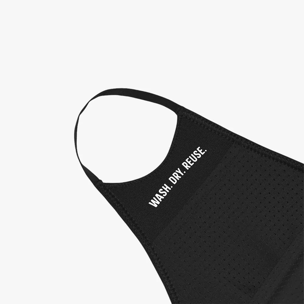 adidas Face Cover Small Pack of 3 Black Masks HB7856