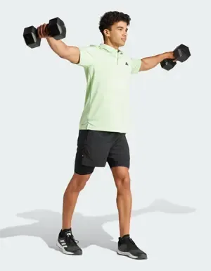 ADIDAS PANTALóN CORTO GYM+ TRAINING 2IN1