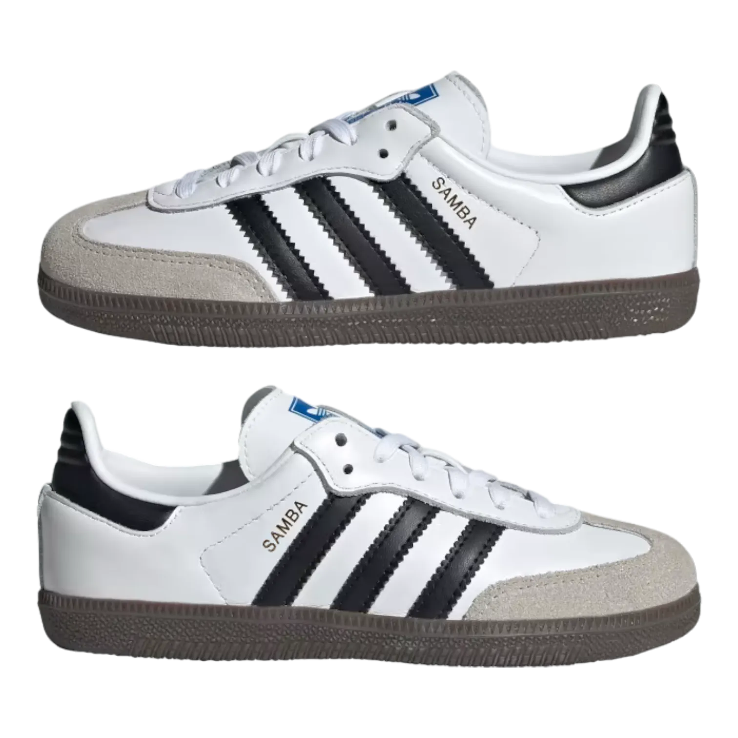 adidas Samba OG White/Black for Kids IE3677