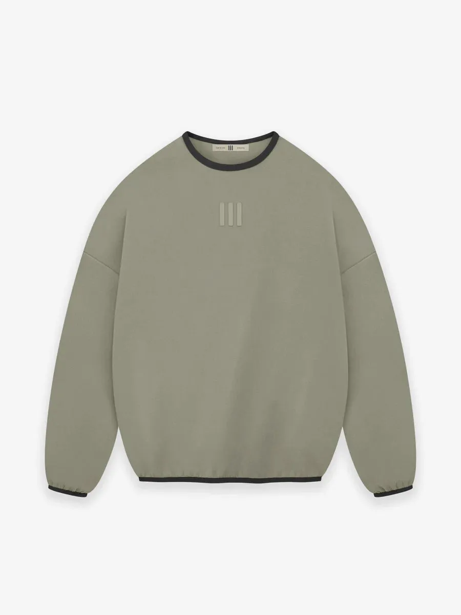 Adidas X Fear Of God Athletics Suede Fleece Crewneck Clay