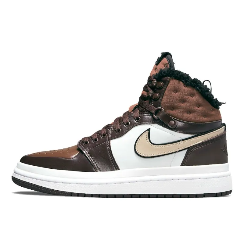 Air Jordan 1 High Fur Acclimate Brown