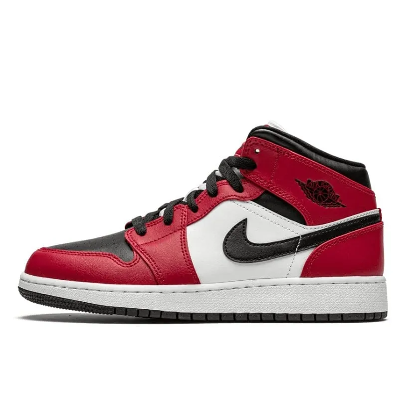 Air Jordan 1 Mid Chicago Black Toe