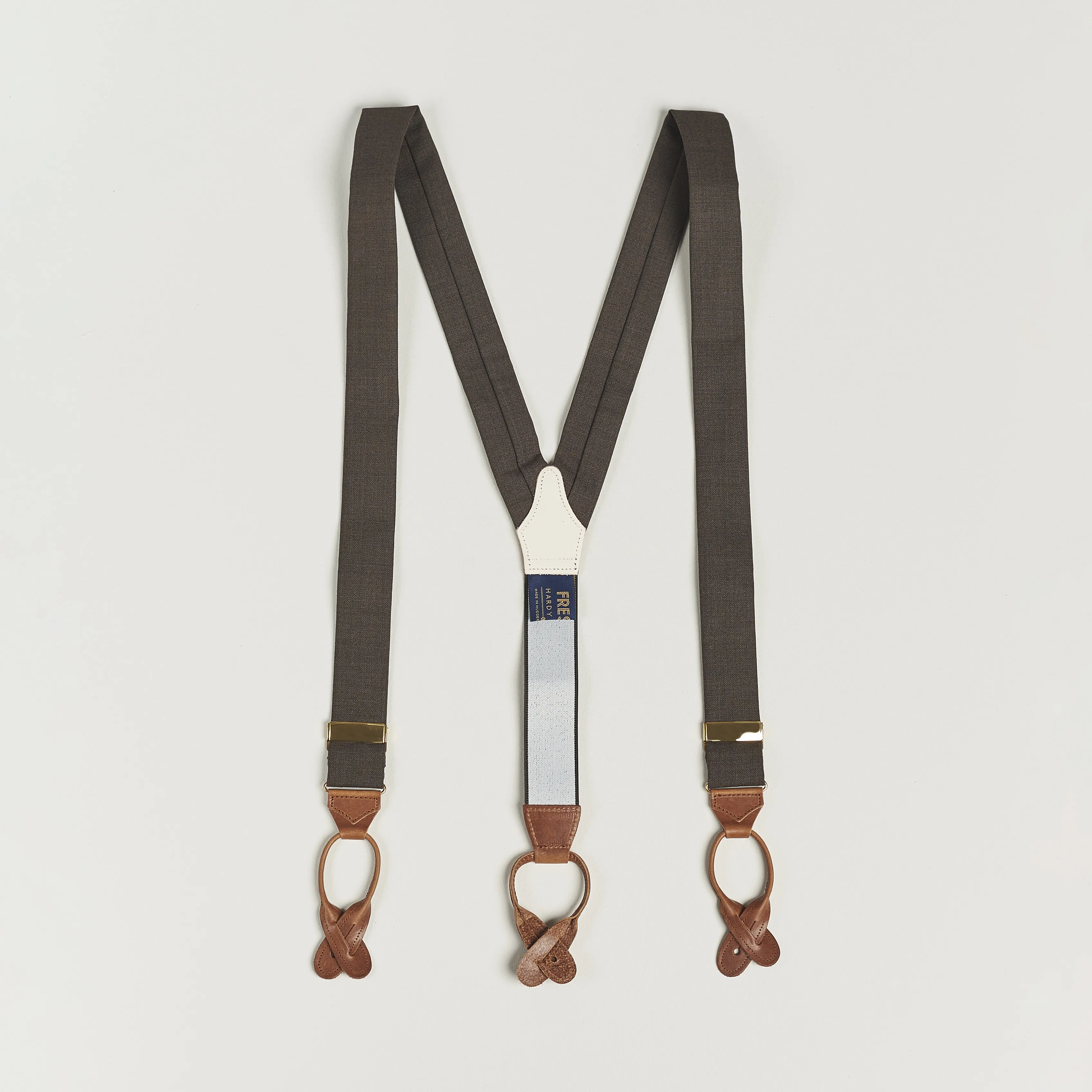 Albert Thurston Fresco Braces 38mm Brown