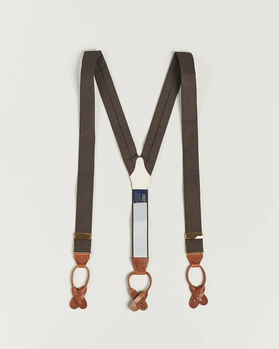 Albert Thurston Fresco Braces 38mm Brown