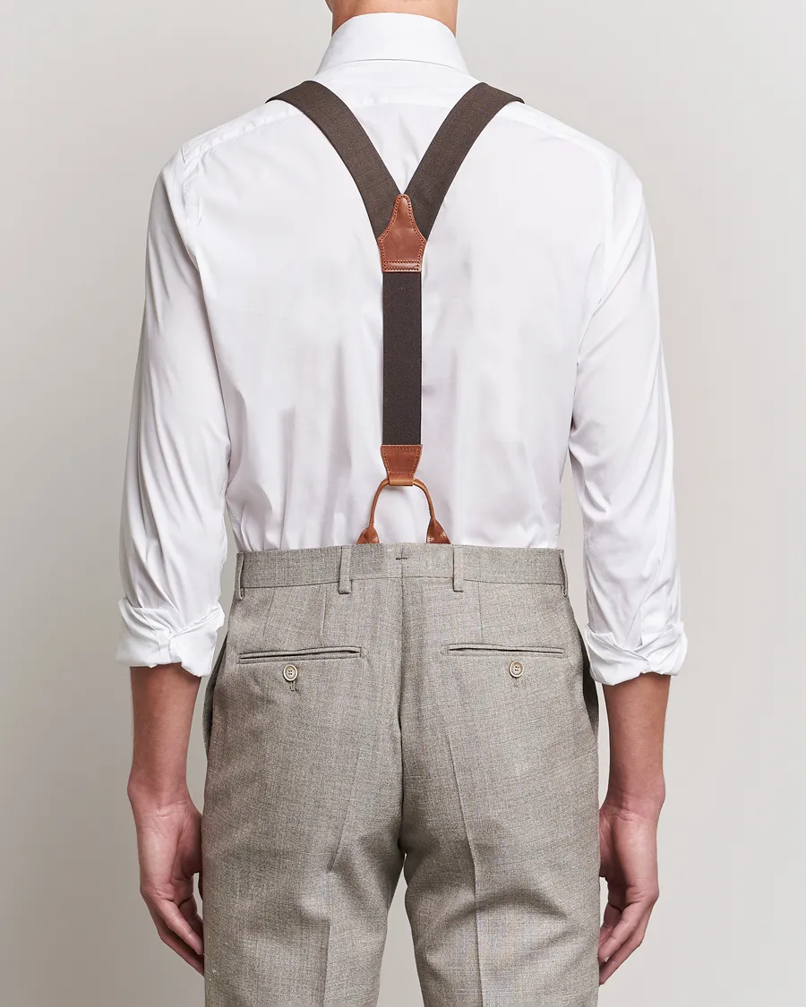Albert Thurston Fresco Braces 38mm Brown