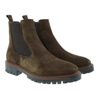 ALPEBotines Mujer Alpe Nobuk Taupe Suela Track 260911