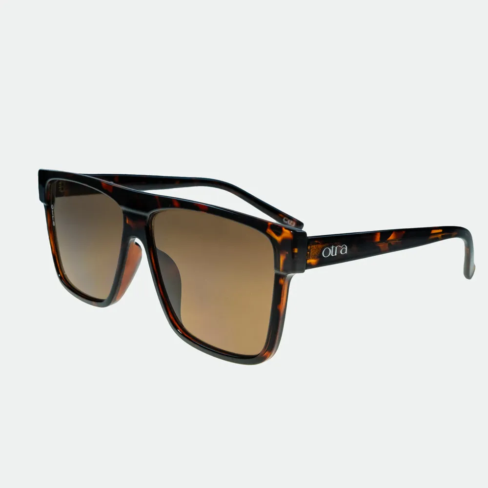 AMOS TORTOISE BROWN SUNGLASSES