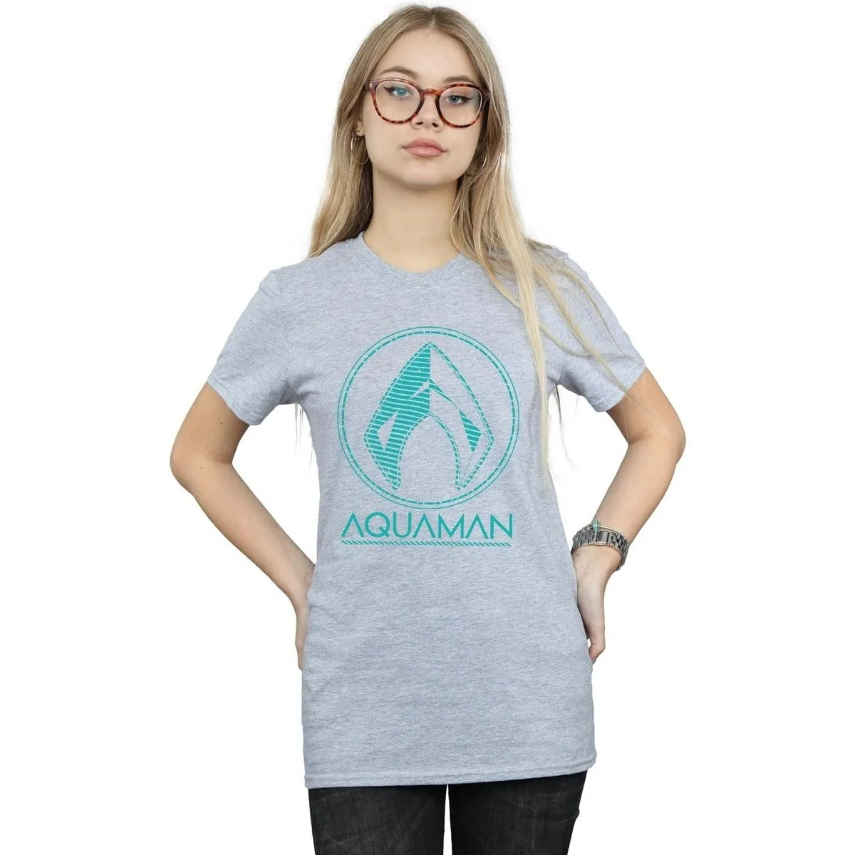 Aquaman Aqua Logo