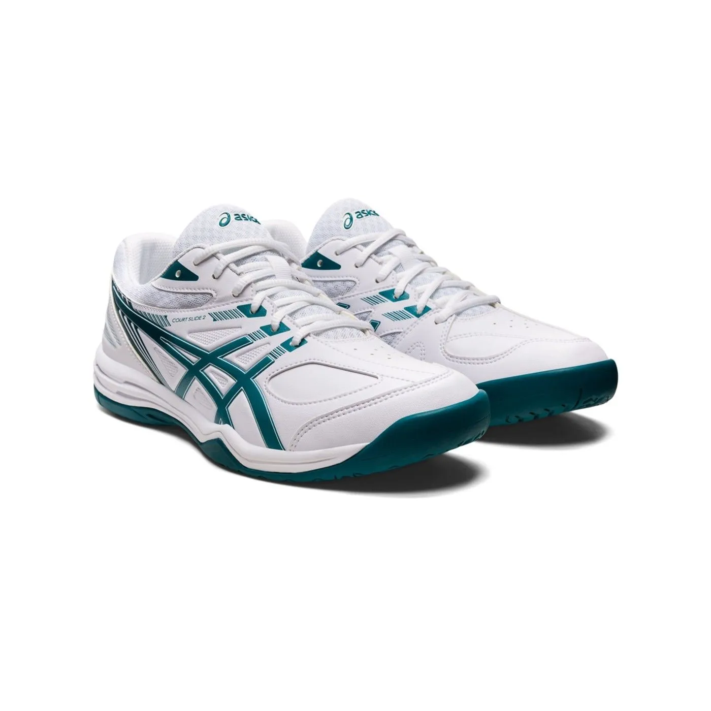 Asics Court Slide Blanco Verde