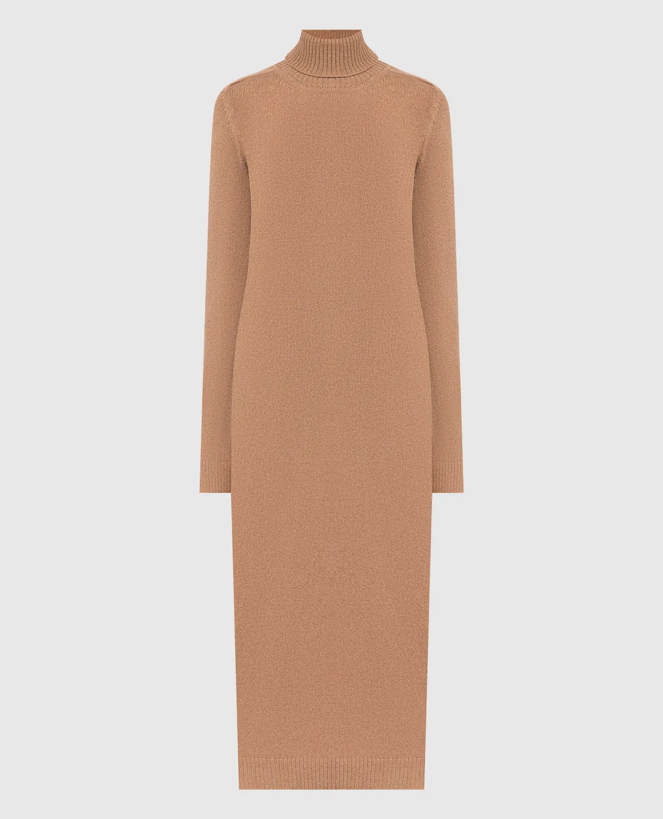 Babe Pay Pls Brown cashmere dress