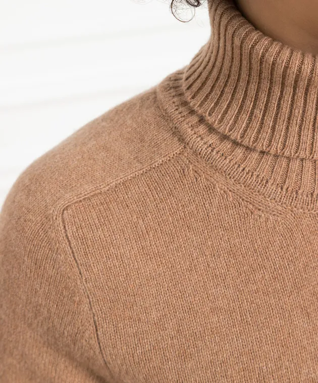 Babe Pay Pls Brown cashmere dress