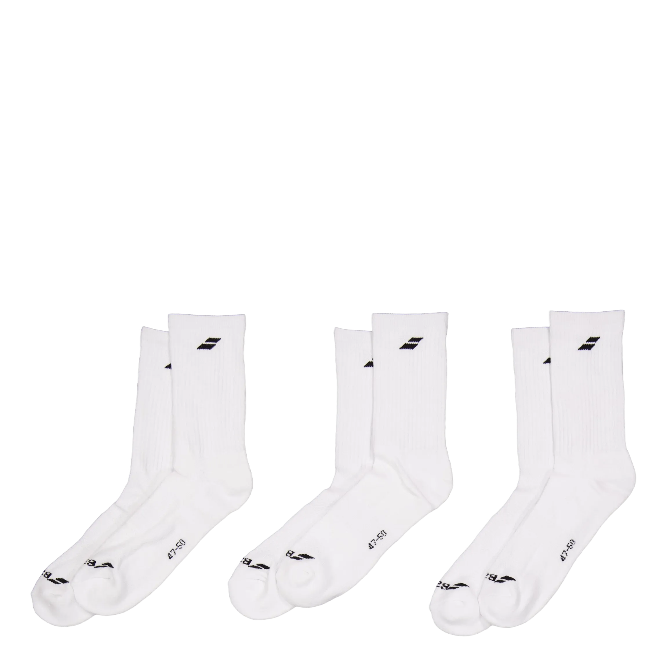 Babolat 3 Pairs Pack White