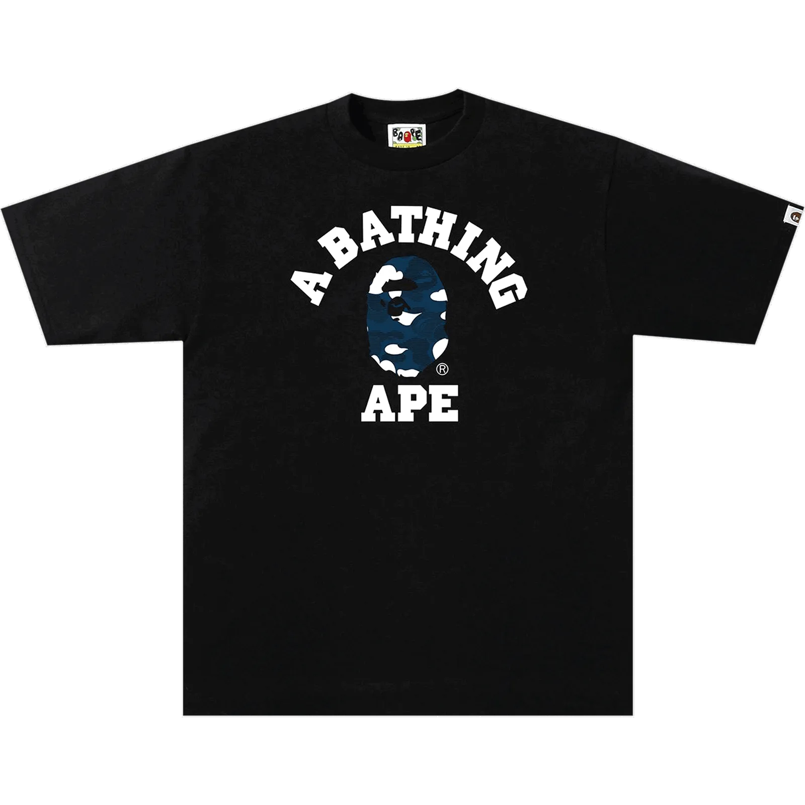 BAPE Stripe ABC Camo College Tee