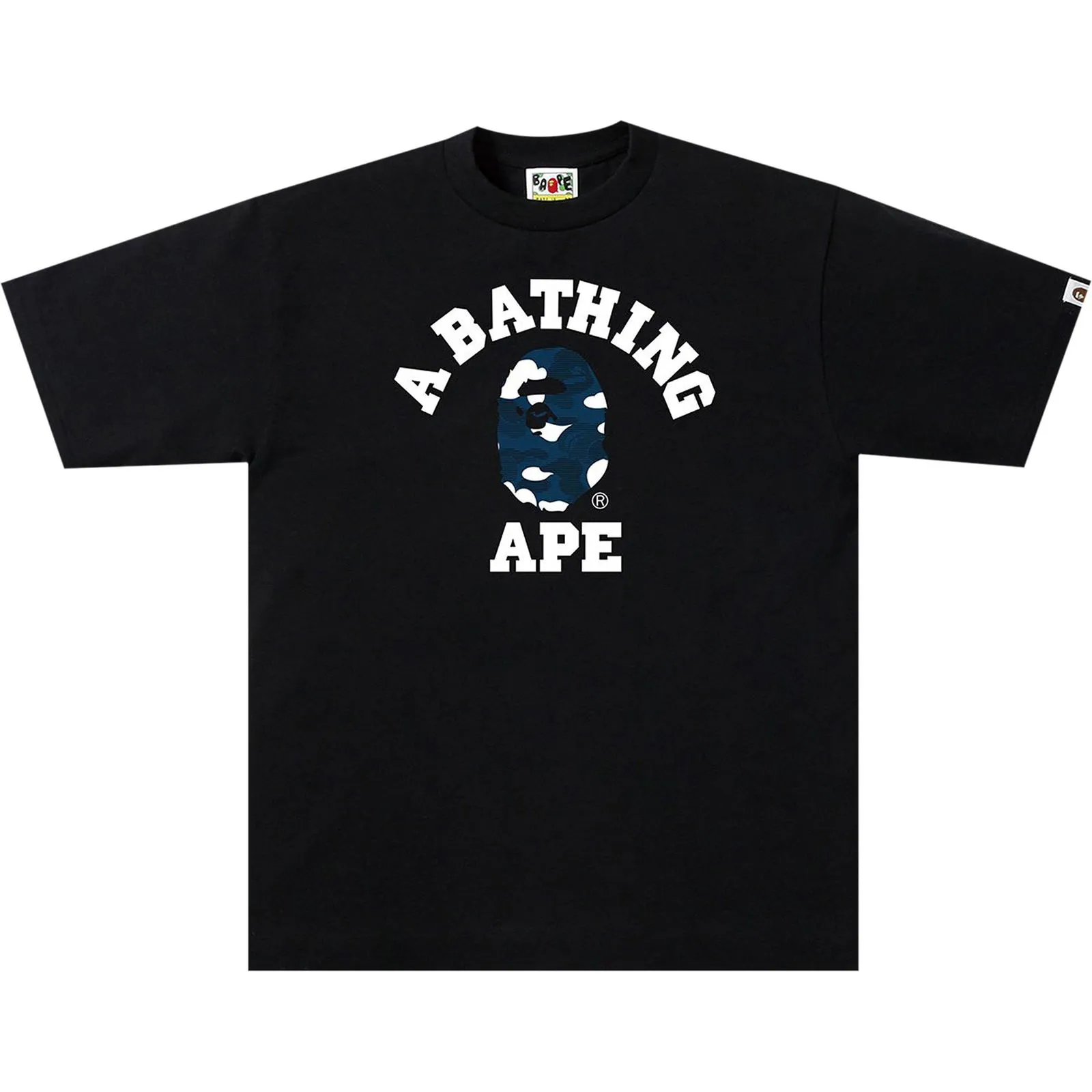 BAPE Stripe ABC Camo College Tee