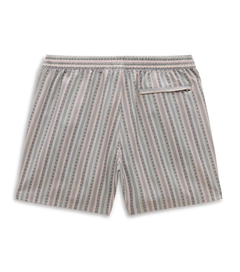 BAñADOR VANS PRIMARY STRIPE ELASTIC BOARDSHORTOATMEAL/BLACK