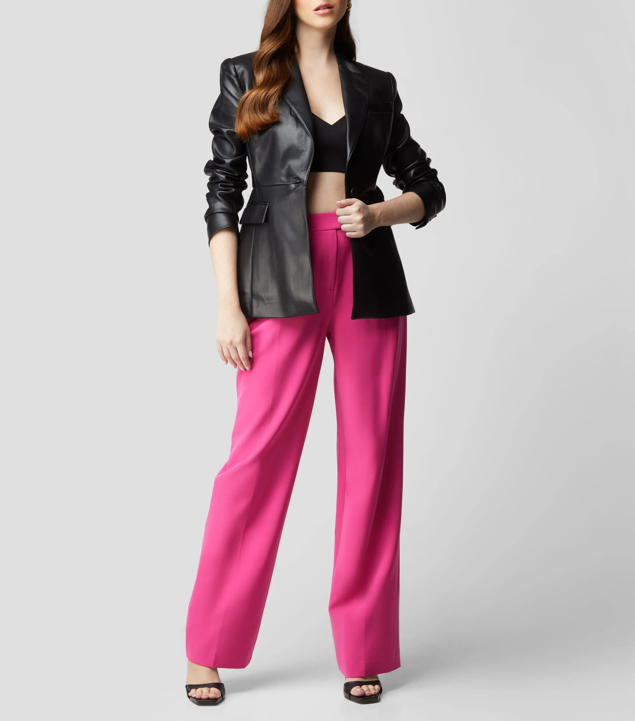 BCBGMAXAZRIA Pantalón liso Mujer