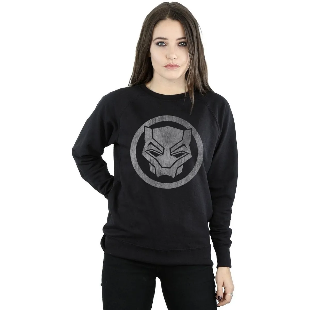 Black Panther Distressed Icon