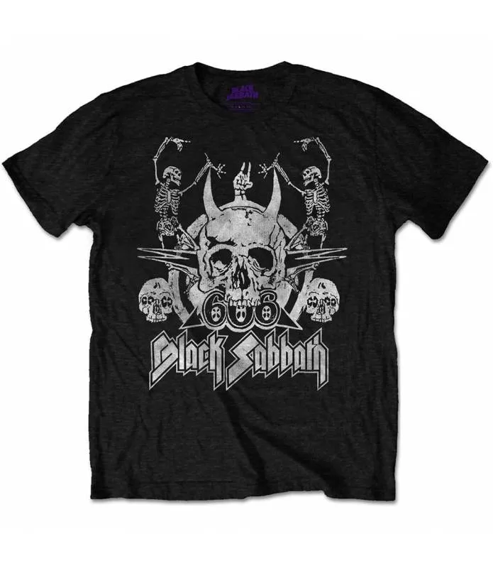 BLACK SABBATH CAMISETA DANCING MANGA CORTA  ROCK OFF  BSTS17MB