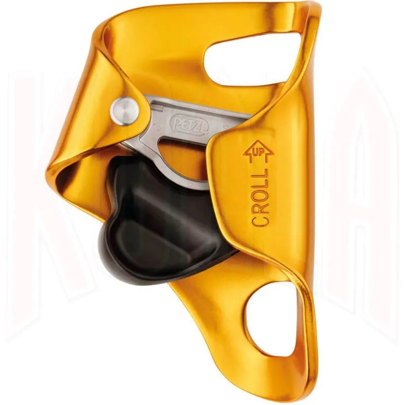 Bloqueador ventral para cuerdas CROLL L Petzl