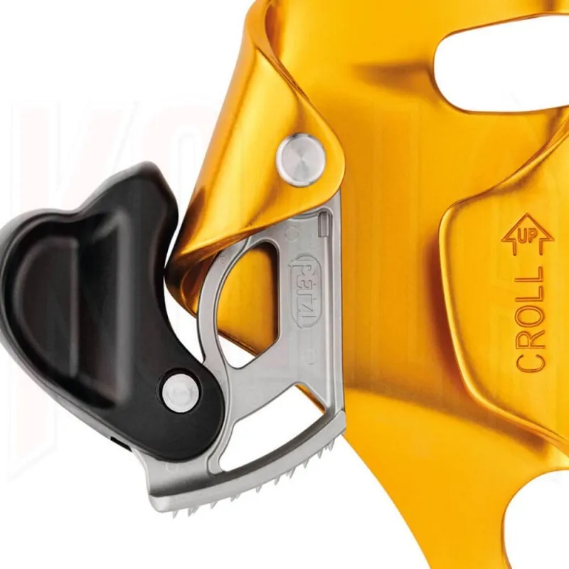 Bloqueador ventral para cuerdas CROLL L Petzl