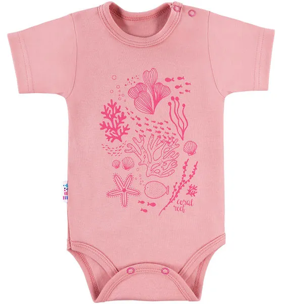 Body manga corta para niña colección Coral Reef