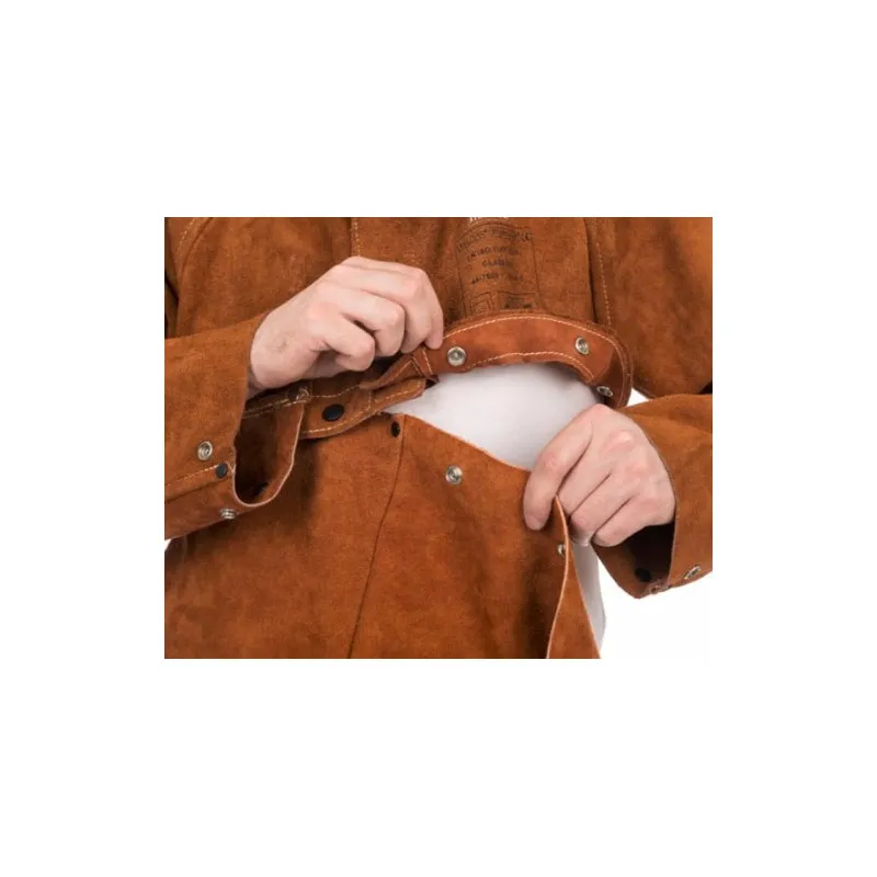 Bolero para soldadura con dorso abierto WELDAS Lava Brown